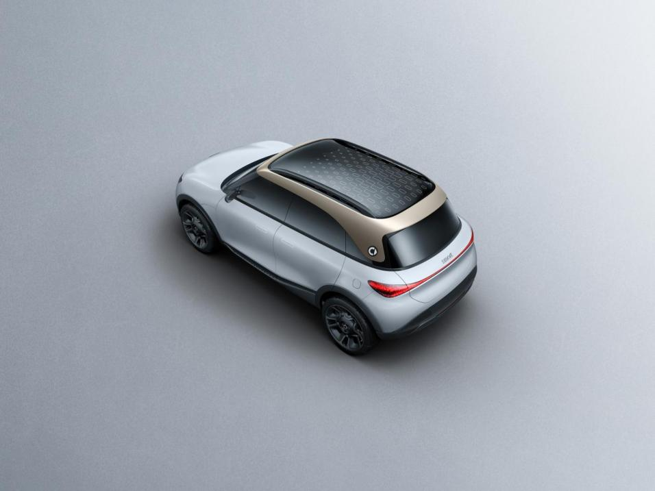 奔馳設計，吉利研發！smart首款純電SUV汽車亮相，外觀更潮酷